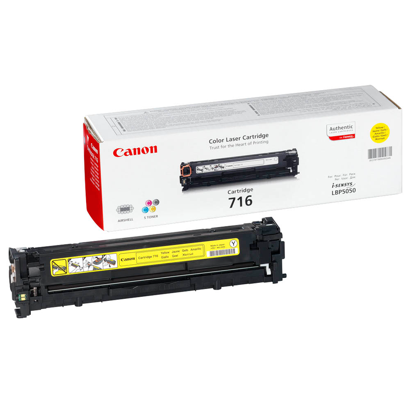 Original Toner für Canon 716 Yellow