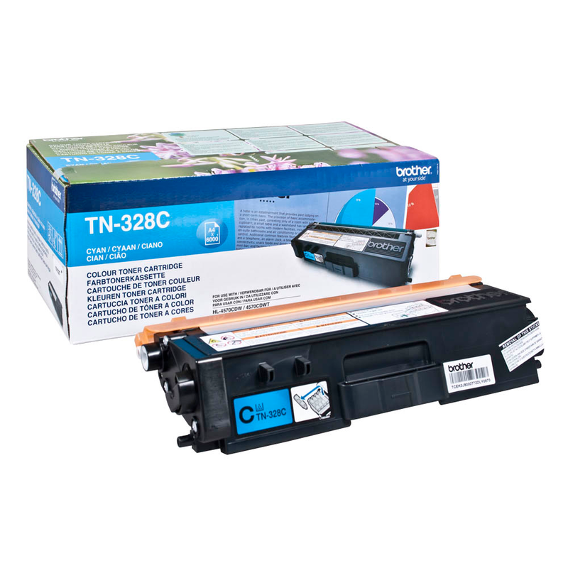 Brother TN-328 Cyan Toner