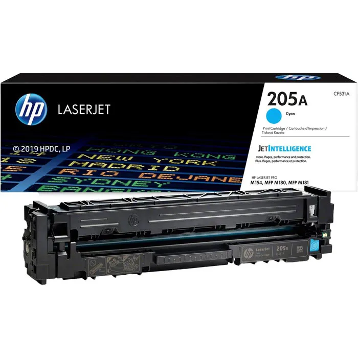 HP 205A Original Toner Cyan (CF531A) für Color LaserJet Pro M154, MFP M180, M181