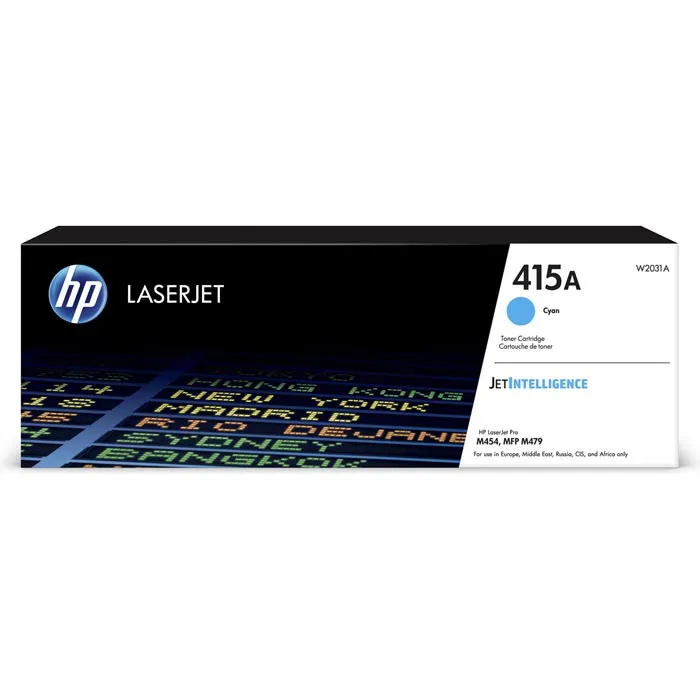 HP 415A Original Toner Cyan (W2031A) für HP Pro M454/M479, Enterprise M455dn/M480f