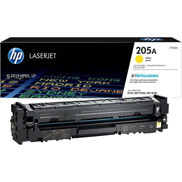 HP 205A Original Toner Gelb (CF532A) für Color LaserJet Pro M154, MFP M180, M181