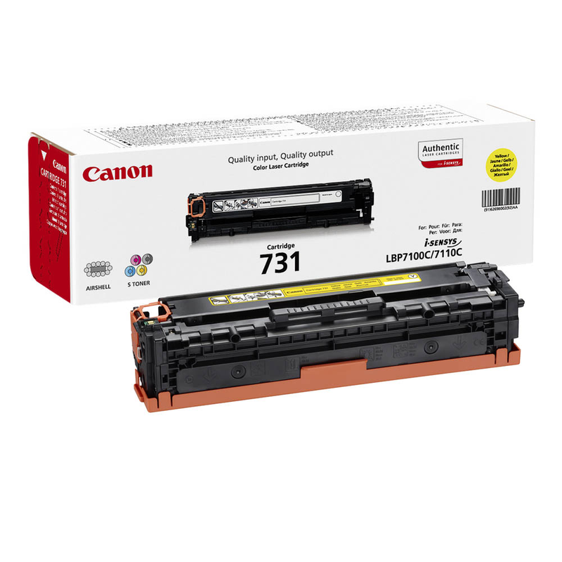 Original Toner für Canon 731 Yellow