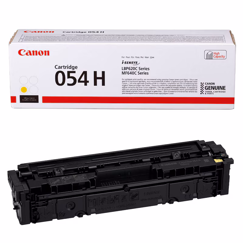 Original Toner für Canon 054H Yellow