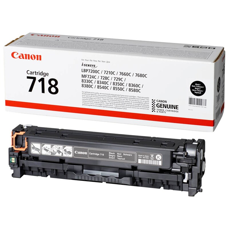 Original Toner für Canon 718 Schwarz