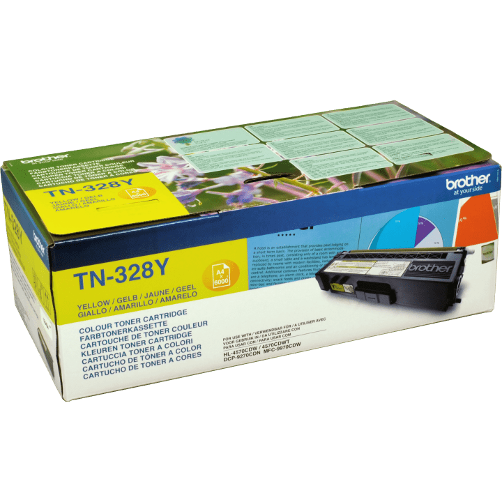 Brother TN-328 Yellow Toner