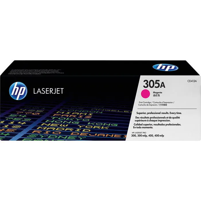 HP 305A Original Toner Magenta (CE413A) für HP LaserJet Pro 300/400 Color M351/M375/M451/M475