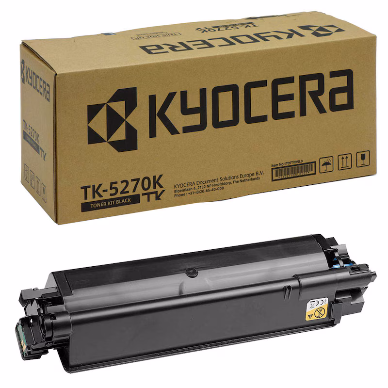 Kyocera TK-5270K Original Toner Schwarz für ECOSYS P6230cdn, M6230cidn, M6630cidn
