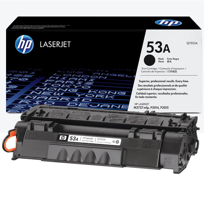 HP 53A Original Toner Schwarz (Q7553A) für LaserJet P2014, P2015, M2727