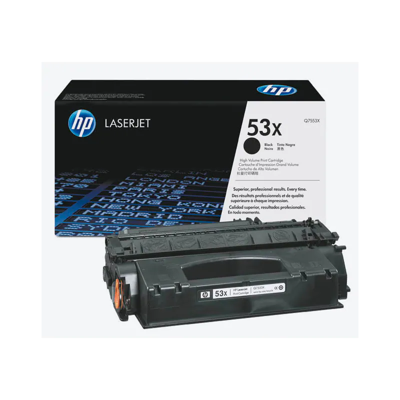 HP 53X Original Toner Schwarz, High Yield (Q7553X) für LaserJet P2014, P2015, M2727