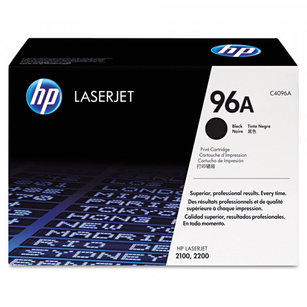HP 96A Original Toner Schwarz (C4096A) für LaserJet 2100, 2200