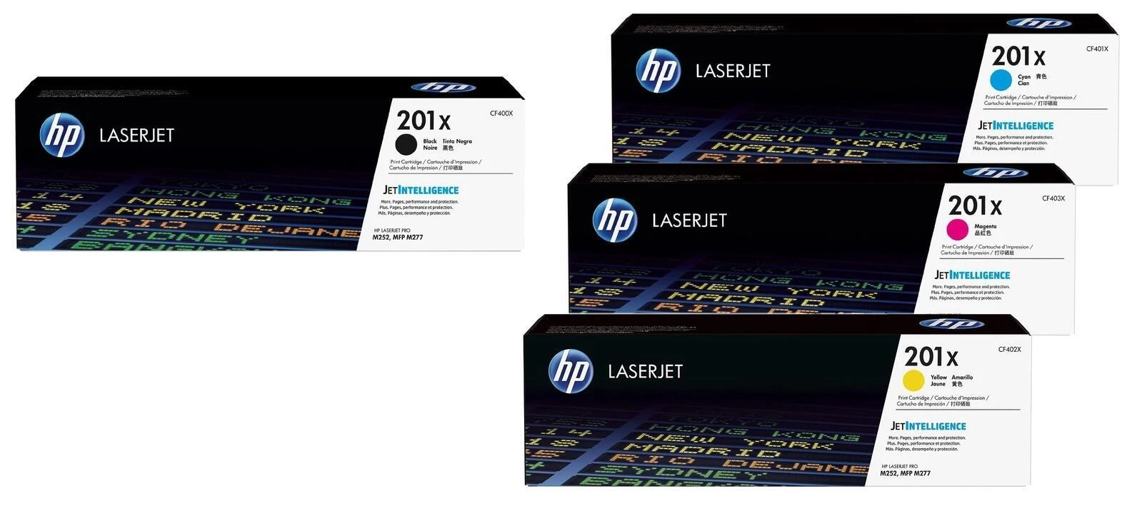HP 201X Toner Multipack