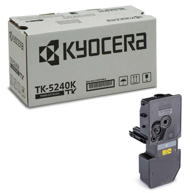 Kyocera TK-5240K Original Toner Schwarz für ECOSYS M5526cdn, M5526cdw, P5026cdn