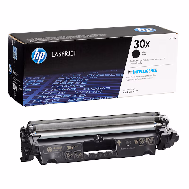 HP 30X Original Toner Schwarz, High Yield (CF230X) für LaserJet Pro M203, M227